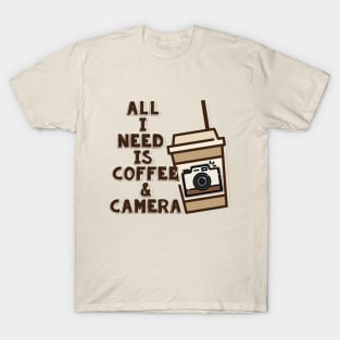 COFFEE & CAMERA T-Shirt